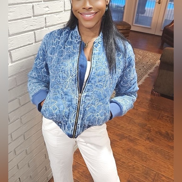 Elan JKQ8108 quilted bomber jacket - Picture 3 of 12